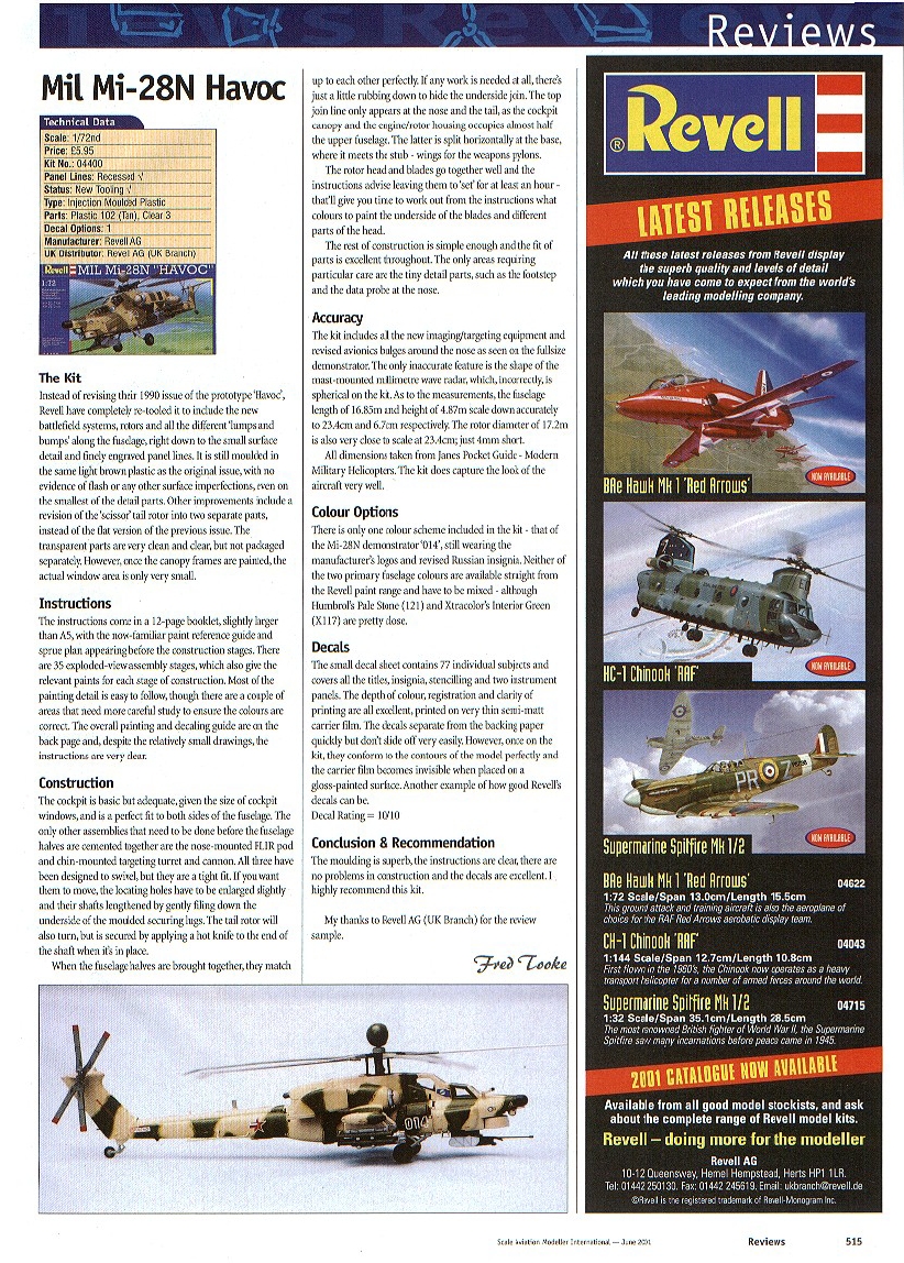 Scale Aviation Modeller International 2001-06